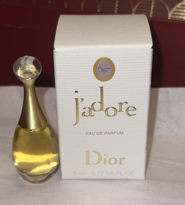 Christian Dior J'adore eau de parfum 0.17 oz /5ml Miniature Mini