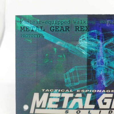 その他 L GEAR SOLID TRADING CARD 068 REX 068 Metal Gear Rex Metal Gear Solid Trading card Plastic Back
