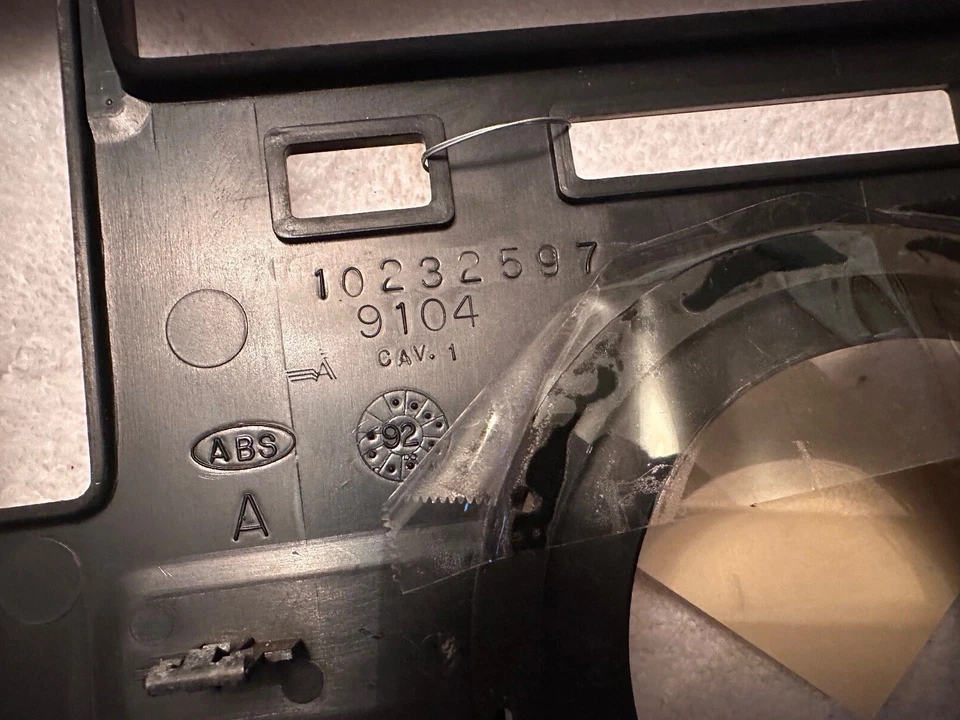 Cadillac Fleetwood 1993 1994 1995 1996 calibre racimo madera grano bisel moldura tablero Foto 4 de 4