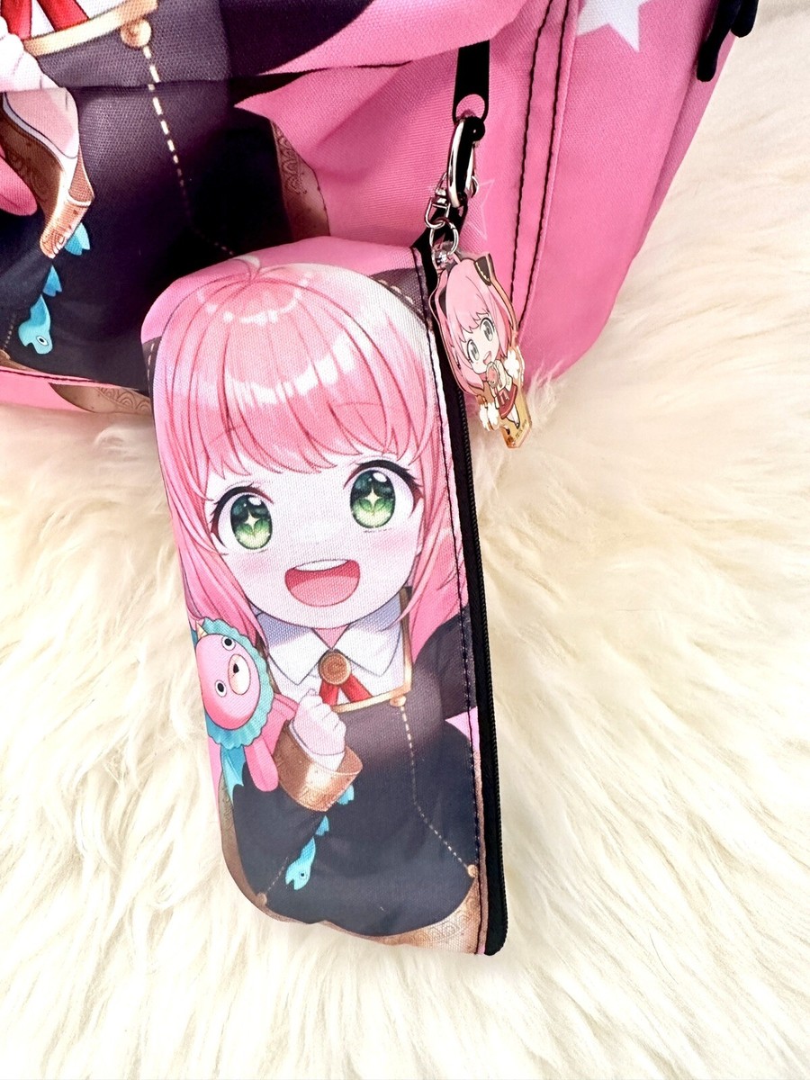 SPY×FAMILY Anya Forger Cosplay Anime Comic Bags Backpack Pink With Pouch/ Charm S58526dc939734487bb585e5e93fba  main image 4