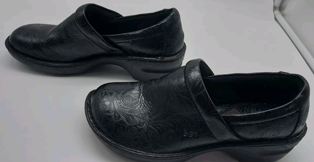 Women Peggy Slip-On Comfort Wedge Clogs Size Black