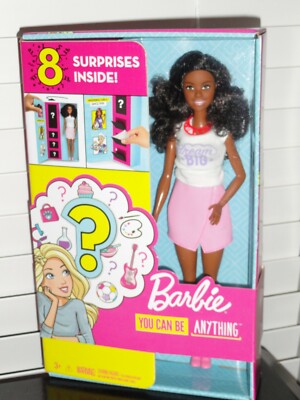 2018 BARBIE YOU CAN BE ANYTHING DOLL DREAM BIG SURPRISES INSIDE