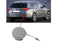 NEU VAUXHALL OPEL INSIGNIA KOMBI 08-17 HINTEN STOßSTANGE ANHÄNGERÖSE ABDECKKAPPE