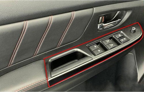 ABS Carbon Fiber Window Lift Panel Switch Cover Trim For Subaru WRX 2014-2021 - Picture 6 of 7