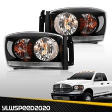 Headlights Lamp W Black Bezel Fit For 2006 2007 2008 Dodge Ram 1500 2500 3500 Headlights Lamp W Black Bezel Fit For 2006 2007 2008 Dodge Ram 1500 2500 3500