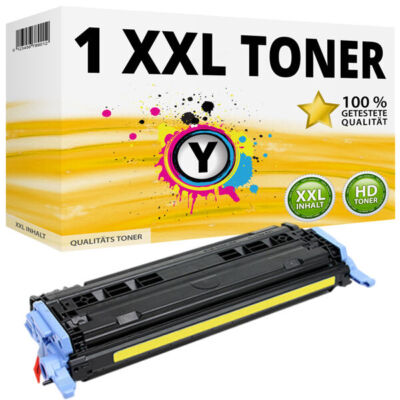 1x TONER Q6002A für HP Color LaserJet 1600 2600N 2605 DN 2605 DTN CM 1015 MFP