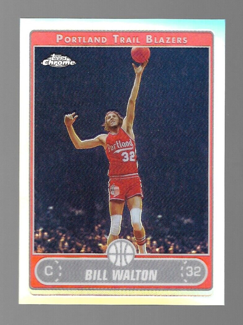 2006-07 Topps Chrome   Bill Walton   Refractor