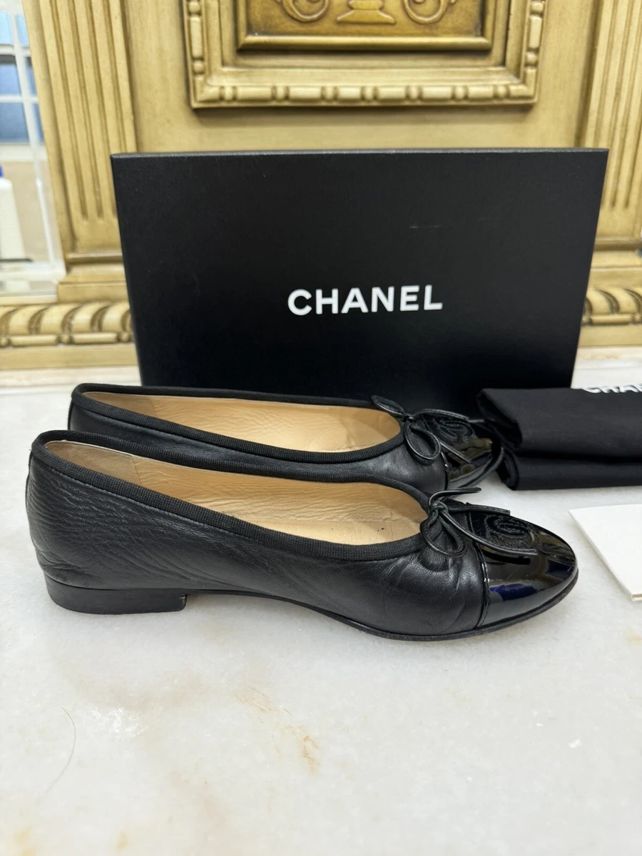 Chanel Classic Ballerina Flat Patent Toe