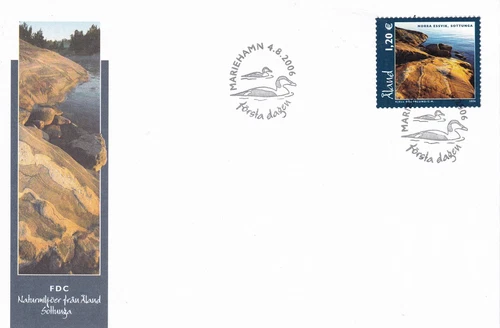 FINLAND ALAND 2006 FIRST DAY COVER, LANDSCAPES
