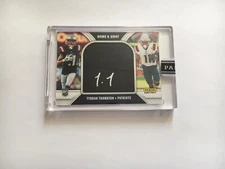 2022 PANINI NFL INSTANT #HA17 RC TYQUAN THORNTON HOME & AWAY AUTO PATRIOTS #9/10