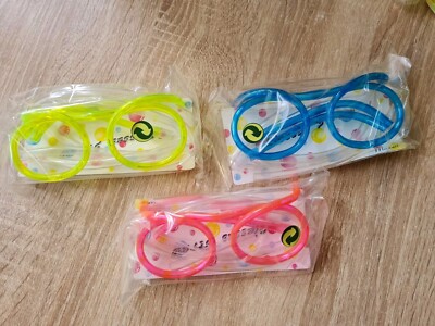 Trinkhalm Trinkschlauch Brille ''Drinking Tube Glasses''  - Party Spiel, Feier