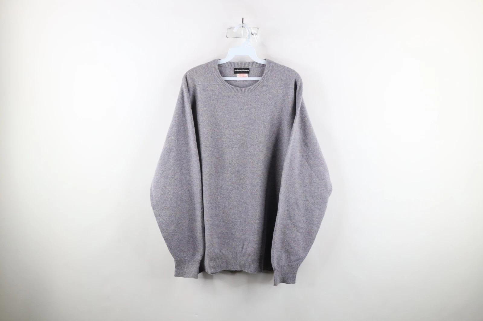 Vintage 90s Streetwear Mens Size Large Lambswool Knit Rainbow Crewneck Sweater