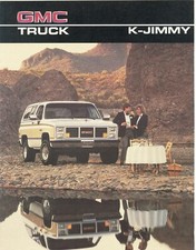 1986 Gmc K-jimmy Sierra Sierra Classic Dealer Sales Brochure 1986 Gmc K-jimmy Sierra Sierra Classic Dealer Sales Brochure