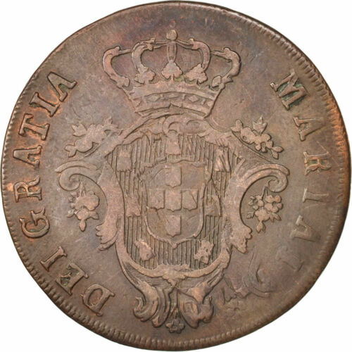 [#503058] Coin, Azores, 20 Reis, 1795, VF, Copper, KM:3 - Picture 1 of 2