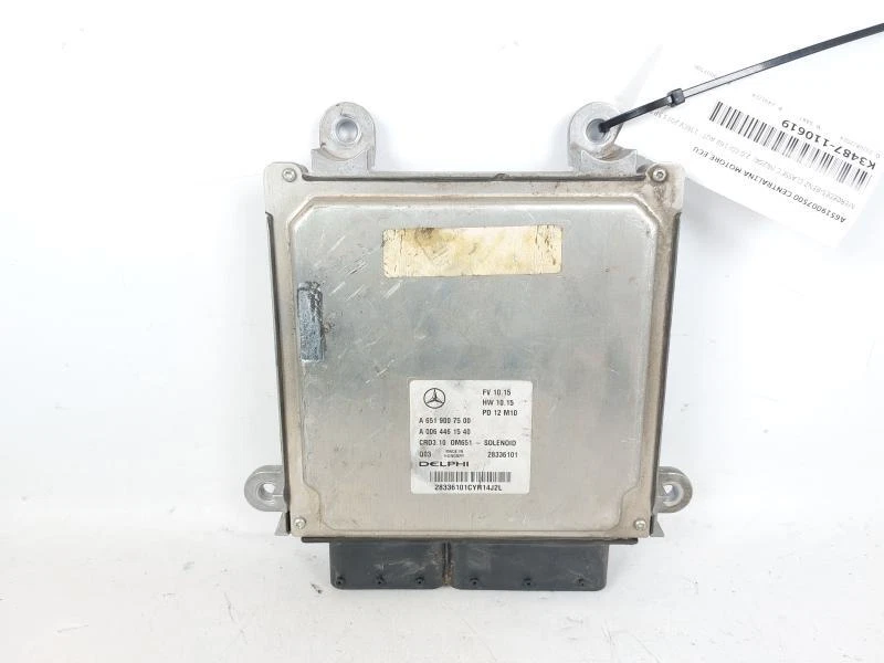 A6519007500 CENTRALINA MOTORE ECU MERCEDES-BENZ CLASSE C (W204) 2.0 CDI 16V AUT  - Immagine 2 di 3