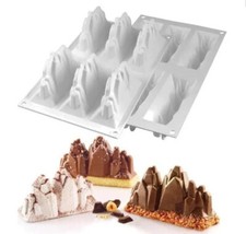 Stampo in silicone montagna torta di montagna muffin gelatina glassa stampo cioccolato
