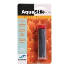 RA TWO LITTLE FISHIES Aqua Stik Epoxy Putty - Stone Grey - 4 oz