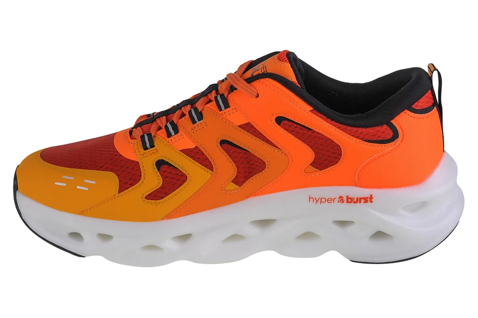 sneakers Hombres, Skechers GO Run Swirl Tech-Surge, naranja - Imagen 2 de 4