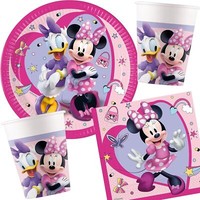 Minnie Junior Kindergeburtstag: Teller Becher Servietten FüR 8 Kinder Party Deko