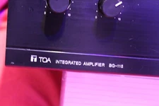 TOA INTEGRATED AMPLIFIER BG-1120 FREE SHIPPING