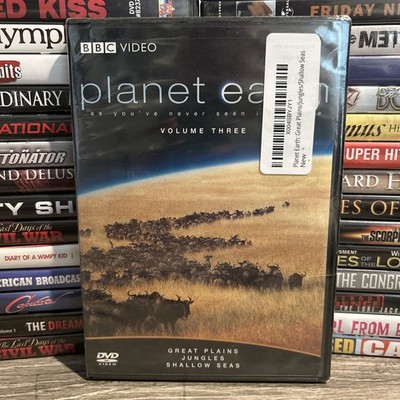 Planet Earth: Great Plains, Jungles, Shallow Seas New BBC DVD - K