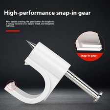 Cable Organizer Clips Easy-install Organizers 100pcs High-strength Nail Clips