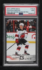 2021 Upper Deck Extended Series Dawson Mercer (Stick Down) #YG-6 PSA 9 MINT 14ba