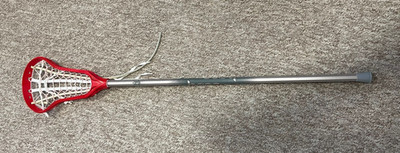 Kompletter Damen Lacrosse Stick   Red Head / Brine Silver 6065 Schaft