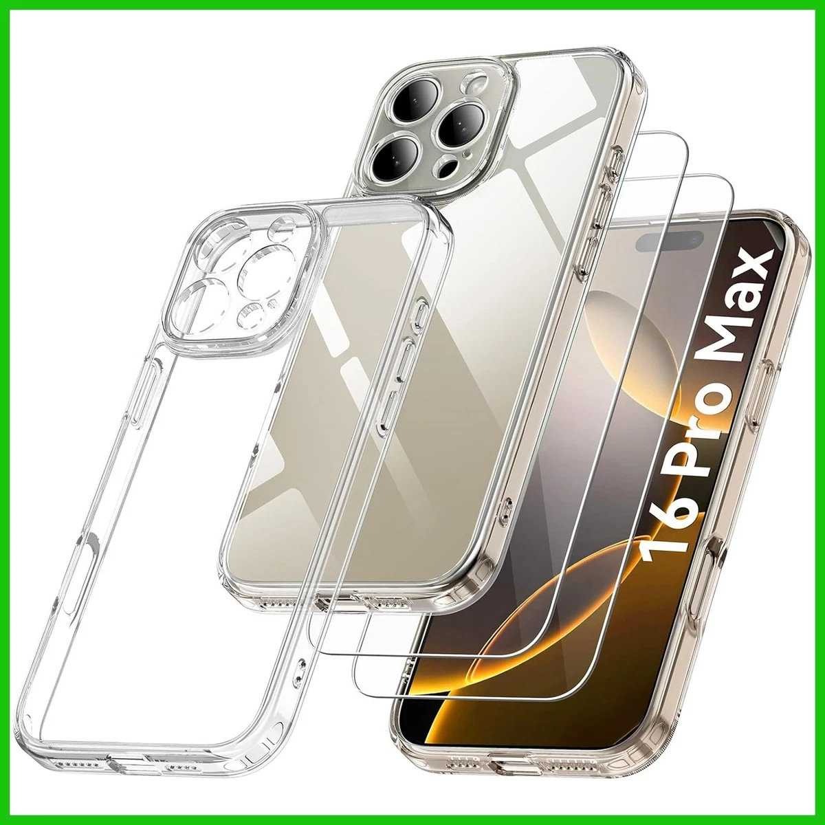 Cover Per IPhone 12 – Custodia Rigida PC + Bordo Morbido TPU Antiurto, Retro Trasparente – Blu - 2