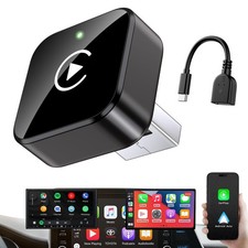 iGENJUN Wireless CarPlay Adapter 2026 Upgrade Mini Design, USB/USB-C Plug Pl...