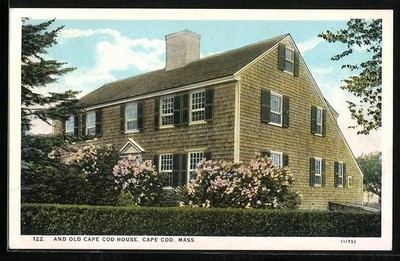 Ansichtskarte Cape Cod, MA, An Old Cape Cod House 