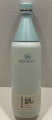 #ad NEW Stanley All Day 34 oz Slim Bottle • Mist • Insulated • Stainless Steel $29.99