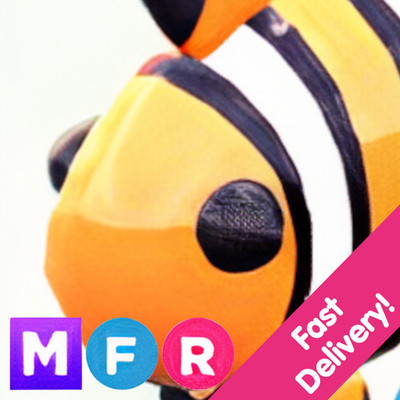 Clownfish   Mega Neon Fly Ride MFR   US Seller Adopt From Me Today