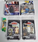 D-7 2000'S KENNER STAR WARS SAGA COLLECTION ACTION FIGURES-IG-88, BOSSK, VADER+!