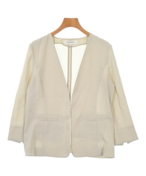 NATURAL BEAUTY BASIC Collarless Jackets Beige L 2… - image 1