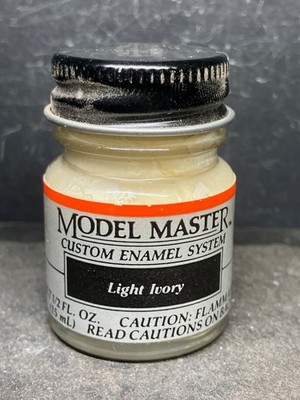 Testors Model Master Light Ivory 2709 Gloss Enamel Paint .5 oz
