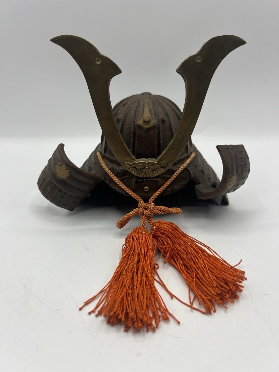 限定sale SAMURAI KABUTO Mini Japanese Samurai Helmet Iron Replica Kabuto Warrior Promotion