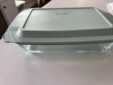 Glass Casserole Dish 7x11 w/ Lid, Oven, Freezer & Microwave Safe, Clear Rectangu