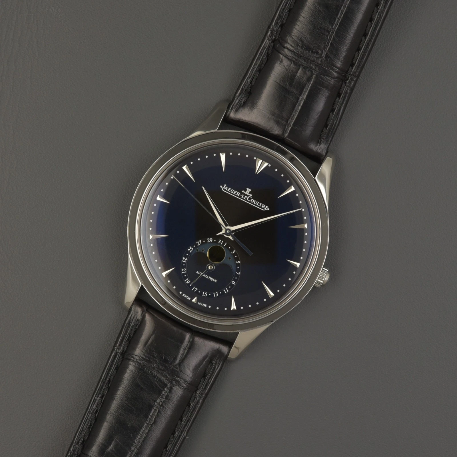 Jaeger LeCoultre — Jaeger-Lecoultre Master Moon Ultra Thin 39mm 2018 Steel 176.8.64.S