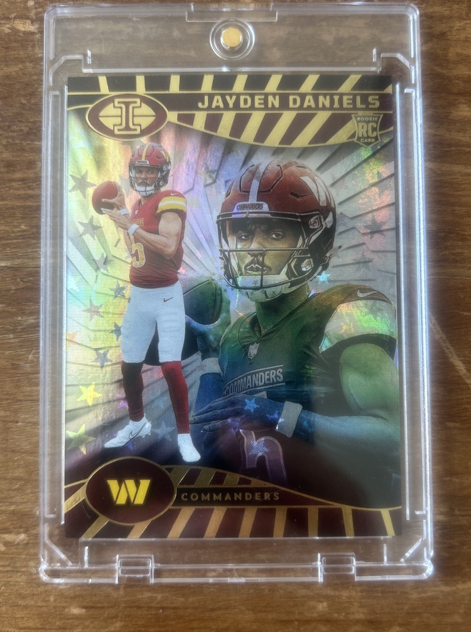 2024 Panini Illusions JAYDEN DANIELS #93 RC Rookie Galactic Stars SSP Case Hit