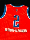 Shai Gilgeous-Alexander Signed Oklahoma City Thunder NBA Basketball Jersey COA