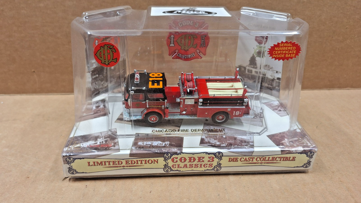 0 Code Chicago Fire Engine Luverne Pumper of City Freightliner