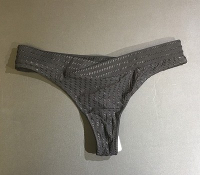 Else Black Ziggy Thong WOMENS SIZE SMALL ZP-8173