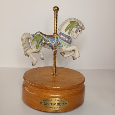 December Birthday Carousel Horse Willitts Celebrations The Music Box 65012