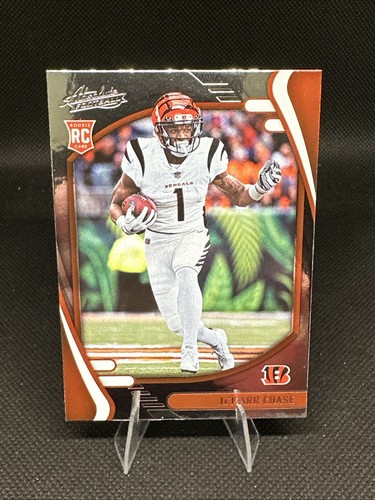 2021 Panini Absolute Ja'Marr Chase Rookie Card #105 Cincinnati Bengals