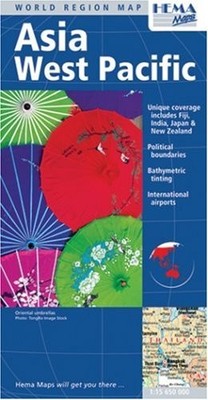 ASIA PACIFIC WORLD REGION MAP BY HEMA By Hema Maps **BRAND NEW**