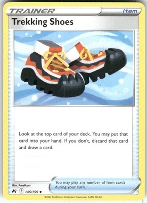 Trekking Shoes 145/159 Uncommon Crown Zenith Pokemon Near Mint
