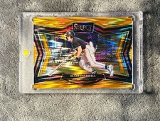 Slade Caldwell 2025 Select Baseball Diamond Orange Shock SSP Prizm Parallel