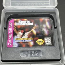 Sports Illustrated Championship Football & Baseball (Sega Game Gear) Authentic