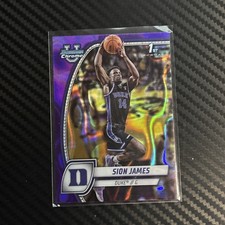 2024-25 Bowman University Chrome - Sion James Purple Lava Refractor (RC